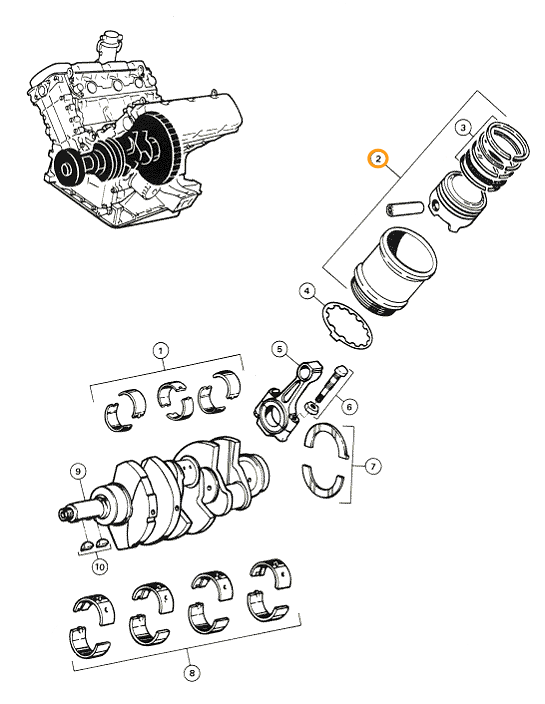 Crankshaft/Piston Assembly