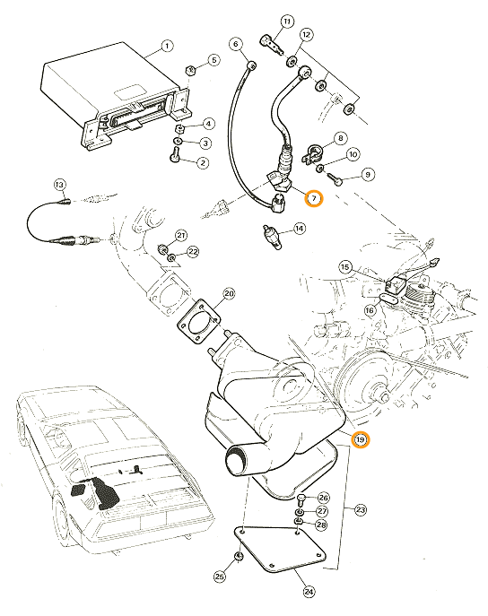 Lambda Systeem - Sensor/E.C.U./Cat